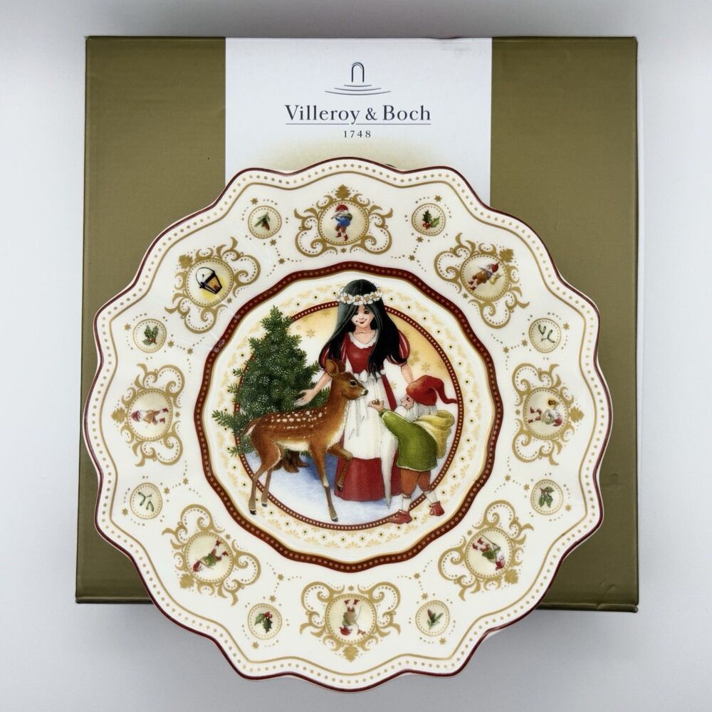 Villeroy & Boch Annual Christmas Edition 2015 6.5" Porcelain Bowl with Box